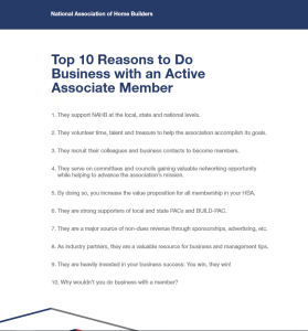 top 10 reasons associates